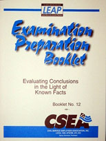 Book 12 - Evaluating Conclusions in the Light of Known Facts