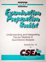 Book 15 - Quantitative Analysis/Understanding and Interpreting Tabular Material II